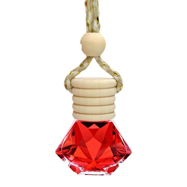 Difusor de aromaterapia para coche, colgante de cristal con aceites esenciales, experiencia de conducción fresca y cómoda, opciones multicolor (azul, morado, rojo, naranja, amarillo, verde)