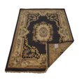 thumbnail image 5 of Rugsotic Carpets Hand Knotted Aras, Oriental Wool Area Rug, Light Blue, 3'x5', 5 of 5