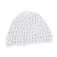 thumbnail image 1 of GUOOL Mesh Crochet Hair Net Curls Hair Wrap Lightweight Soft Elastic Crocheted Cap White, 1 of 9