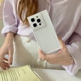 thumbnail image 2 of for iPhone 16 Pro Max Back Case, Candy Color Shockproof Protective Lightweight Ultra Slim Silicone TPU Phone Case Cover for Men Women Boys Girls for iPhone 16 Pro Max, White, 2 of 7