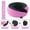 Pink, variant on Memory Foam Neck Pillow, Ergonomic U-Shaped Travel Pillow, Breathable & Washable Cover, Storage Bag – for Office, Car, Plane, Bus — Grey