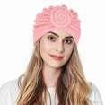 thumbnail image 3 of MEICHEN Turbans for Women Women Turbans Knot Pre Tied Bonnet Beanie Cap Headwraps Hats All Seasons Fashion Must Have, 3 of 3