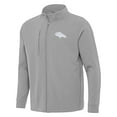 thumbnail image 2 of Men's Antigua Gray Denver Broncos Regard Full-Zip Jacket, 2 of 4