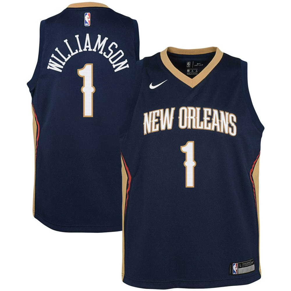 Nike - Zion Williamson New Orleans Pelicans Nike Youth Swingman Jersey ...