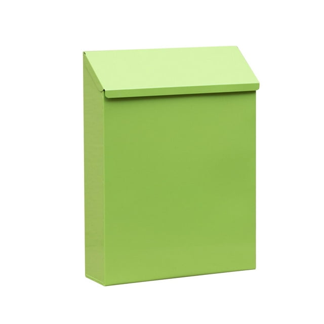 Abbracc Boîte aux Lettres Murale avec Serrure pour Porte d'Entrée Extérieure Verte