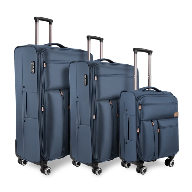 New York Xpress 3 Piece Softside Luggage Set, Lightweight
