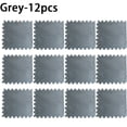 thumbnail image 5 of 12/24Pcs Gray Bedroom Interlocking Carpet Tiles EVA Mat Set Ideal for Offices, Bedrooms, and Indoor Use Toy Mat Set Square Design Soft Carpet, 5 of 7