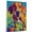 American English Coonhound, variant on Toy Fox Terrier Dog Swimming Art Stretched Canvas Size 8x12 – Toy Fox Terrier Dog Playing Swimming Wall Art, Dog Lover Canvas, Sports Theme Decor for Living Room