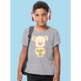 thumbnail image 2 of Cute Teddy Bear With Honey T-Shirt Juniors -Image by Shutterstock,  x-Large, 2 of 4