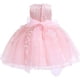 thumbnail image 2 of Vestido Formal para niñas pequeñas, lazo, cumpleaños, boda, fiesta, vestido de encaje de flores Adepaton CJWUS-4313, 2 of 6