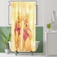 thumbnail image 4 of Cartoon Winnie the Pooh Waterproof Shower Curtain, Design Modern Waterproof Shower Curtains Waterproof Polyester Fabric, 4 of 10