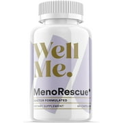 (1 Pack) Wellme MenoRescue - Keto Weight Loss Formula - Energy & Focus Boosting Dietary Supplements for Weight Management & Metabolism - Advanced Fat Burn Raspberry Ketones Pills - 60 Capsules