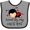 Heather and Black, variant on Inktastic Loved by My Great Aunt Boys or Girls Baby Bib