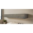 thumbnail image 2 of Rayne Poplar Floating Shelf 67x7x6in Ebony, 2 of 4