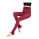 thumbnail image 4 of Pantalones ajustados de terciopelo grueso de otoño e invierno para mujer, cintura alta, talla grande, pies cálidos de terciopelo perlado, un par, 4 of 5