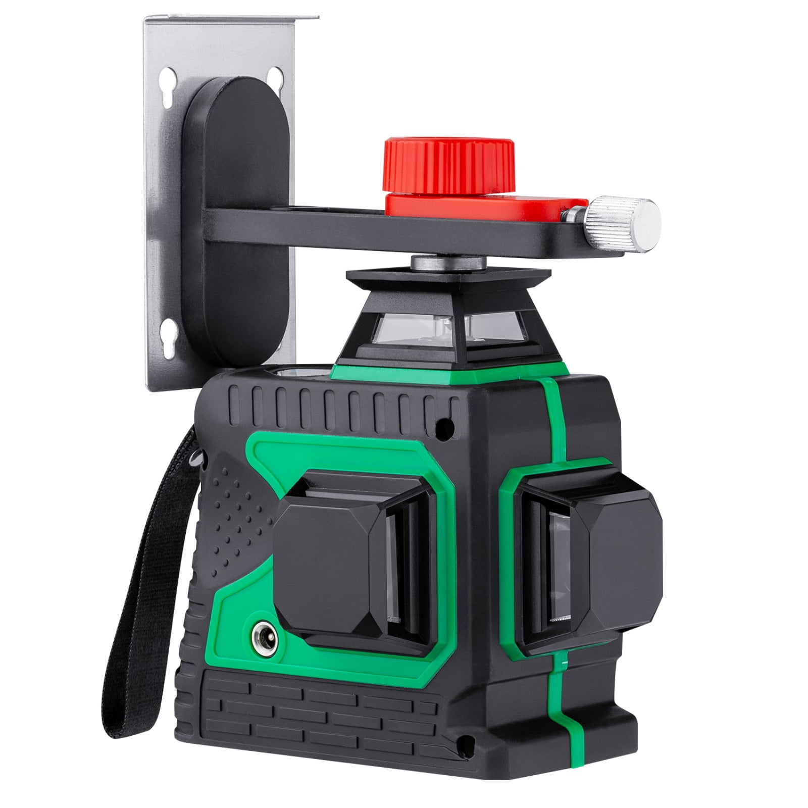 12 Line Green  Laser Level-100ft/30m-6000mah Rechargeable-3x360 Rotary Laser Level,IP54 Laser Levels Self/Manual Leveling with Rotary base,Carrying Pouch for Construction,Home Renovation
