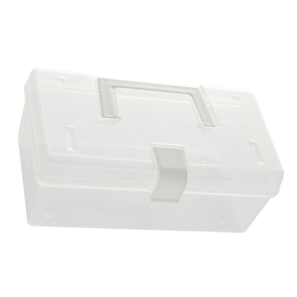 CAJA DE ALMACENAMIENTO DE PLÁSTICO, Contenedor de Almacenamiento de PlásTiCO Conveniente Transparente Conveniente Conveniente Multipósito Con Para El Hogar para Dormitorios