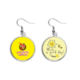 thumbnail image 1 of Comida tailandesa para celebrar su cumpleaños. Pendiente Sol Flor Pendiente Joyas Moda Unbranded M, 1 of 3