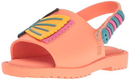 Mini Melissa Girls' Mini Mia + Fabula Mary Jane, Coral, 11 M US Little Kid Mini Melissa Girls' Mini Mia + Fabula Mary Jane, Coral, 11 M US Little Kid