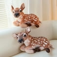 thumbnail image 2 of Lifelike Forest Animal Deer Toy Stuffed Simulation Sika Deer Plush Doll Kids Get To Know Animals Prop Room Decor Birthday Gift, 2 of 8