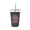 Black, variant on Patriotic Neoprene Iced Coffee Cup Cooler, "Red White and Brew" Iced Coffee Sleeve, Reusable Drink Accessory, Steel Blue