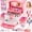 Pink, variant on PERRYHOME Kids Makeup Kit for Girl - Washable Real Girls Makeup Set Princess Little Girl Makeup, Children Pretend Play Makeup Set Toys for Girls Age 3-12 Christmas Birthday Gifts