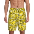 thumbnail image 3 of Lsque Banana A Mens Sleep Pajama Shorts,Short Pajama Pants, Cotton Ultra-Soft Knit-3X-Large, 3 of 9
