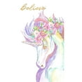 thumbnail image 3 of Goodrich, Chelsea 10x14 Black Modern Framed Museum Art Print Titled - Believe Unicorn, 3 of 5