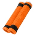 thumbnail image 1 of Bicycle Handle Bar Grip Cover, Convenient To Use  Bike Handle Silicone Grips Flat Ergonomic Design High Reliability Practical To Use  For Cycling For Bicycle Orange, 1 of 8