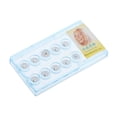 thumbnail image 1 of 10 piezas de gemas de dientes Sunnimix adornos de dientes joyas de dientes diámetro 2mm blanco, 1 of 5