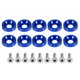 thumbnail image 2 of Tornillos M6 Modificación de automóvil Tornillos de 6 mm de alta precisión y confiabilidad para cubierta de cilindro de encendido para parachoques delantero y trasero ANGGREK  Otros, 2 of 8