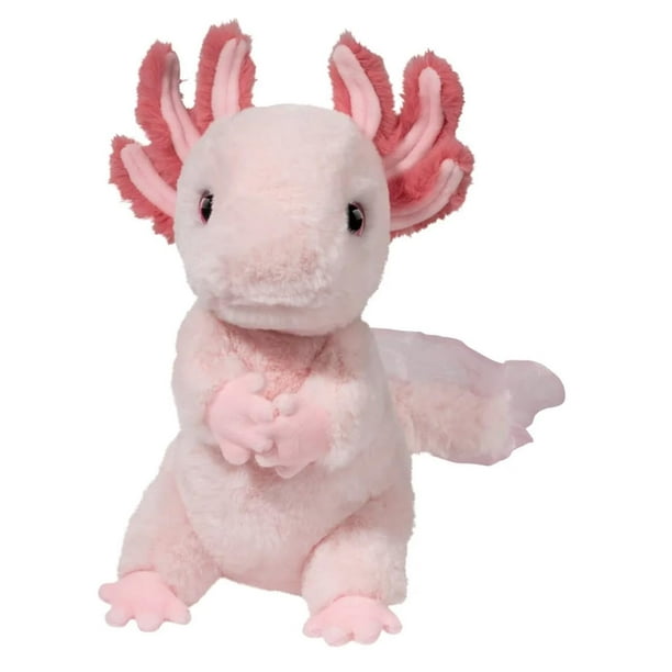Figura de Juguete Douglas Luisa Axolote de Peluche de 28 cm para Niños de 2 a 7 años