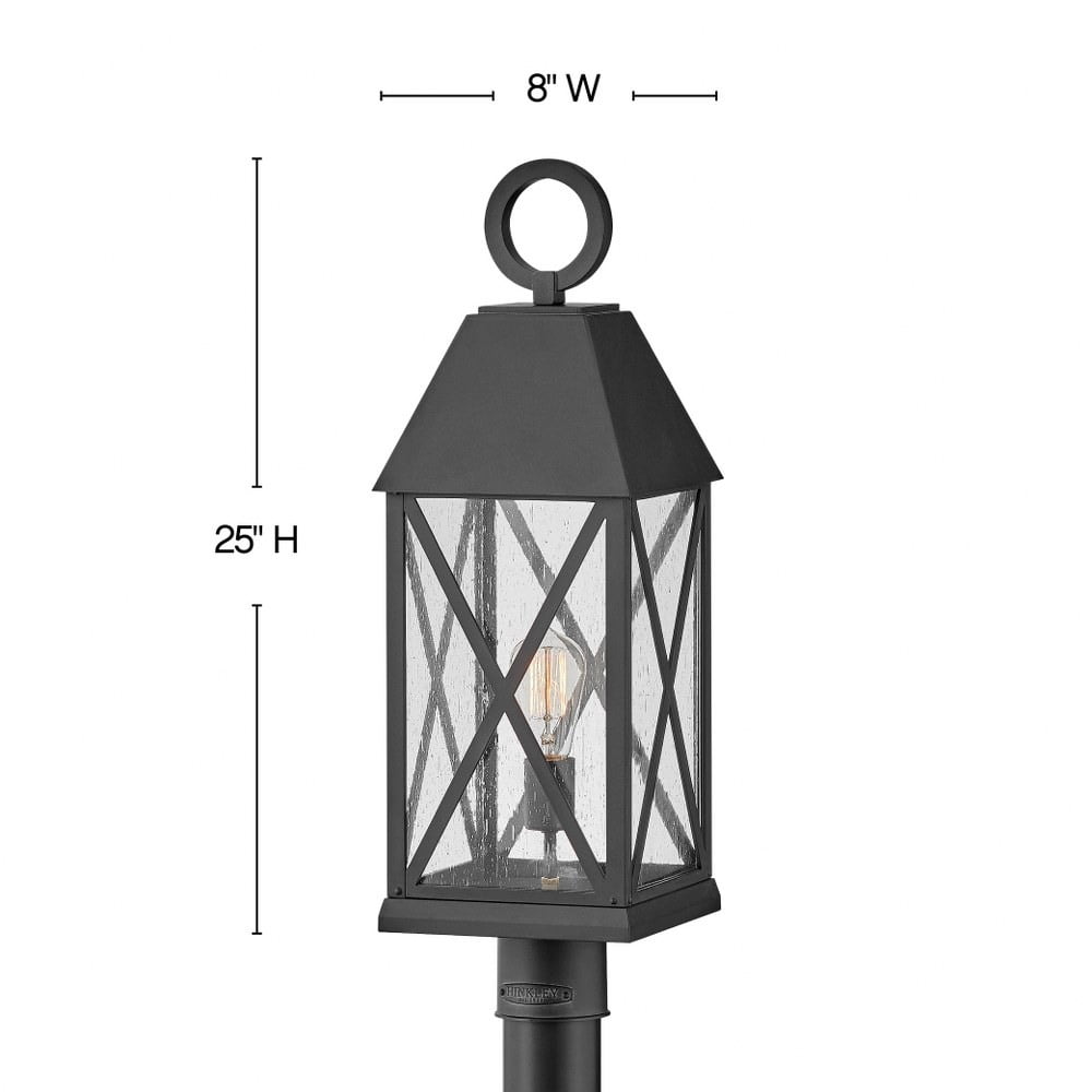 Hinkley Lighting - Briar - 1 Light Outdoor Large Post Top or Pier Mount Lantern