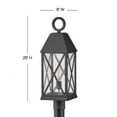 thumbnail image 2 of Hinkley Lighting - Briar - 1 Light Outdoor Large Post Top or Pier Mount Lantern, 2 of 2