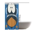 thumbnail image 2 of MKHERT Monster Design Shower Curtain Waterproof Bath Curtain Decor 66x72 inch, 2 of 2