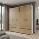 thumbnail image 3 of Ropero Closet Bari 200cm Color Rovere Blanco caqui, 3 of 9