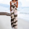 thumbnail image 2 of Ayfxijin Work Pants Women Fashion Casual Loose Printed Pockets Sleeveless Back Strap Jumpsuit, 2 of 5
