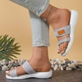 thumbnail image 6 of Wovix Summer Slipper For Women Non- Classic Shoes Lightweight Comfy Arch Support Beach Flat Open Toe Walking Sandals Daily Wear Beige 36, 6 of 8