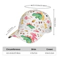 thumbnail image 3 of Kdxio Unisex Cute Baby Dinosaurs Pattern Baseball Cap Unisex Washed Classic Adjustable Hat, 3 of 7