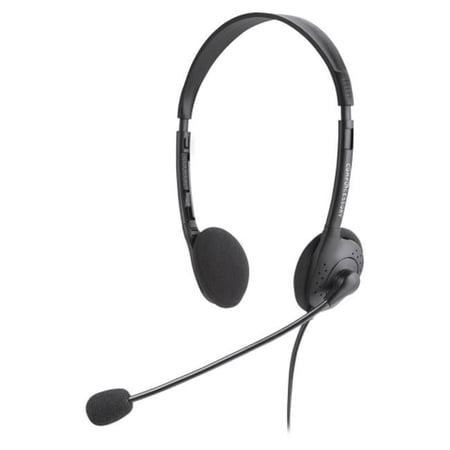Lightweight Stereo Headphones with Microphone 71 in. Cord BK price history on PriceWatchPro