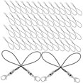 thumbnail image 1 of HWZWT 100pcs Keychain Lanyard Phone Carry Rope Cord for Id Card Mobile Phone Charm Strap Split Ring for Office Travel, 1 of 5