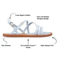 thumbnail image 2 of Journee Collection Womens Ennid  Tru Comfort Foam Buckle Flat Sandals, 2 of 6