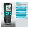 thumbnail image 4 of MC996 MC998 Thickness Gauges Car Paint Film Coating Thick Detector Automobile Repair Tools 0-1500um Fe & NFe Probe Kits ,Wide Use, 4 of 5