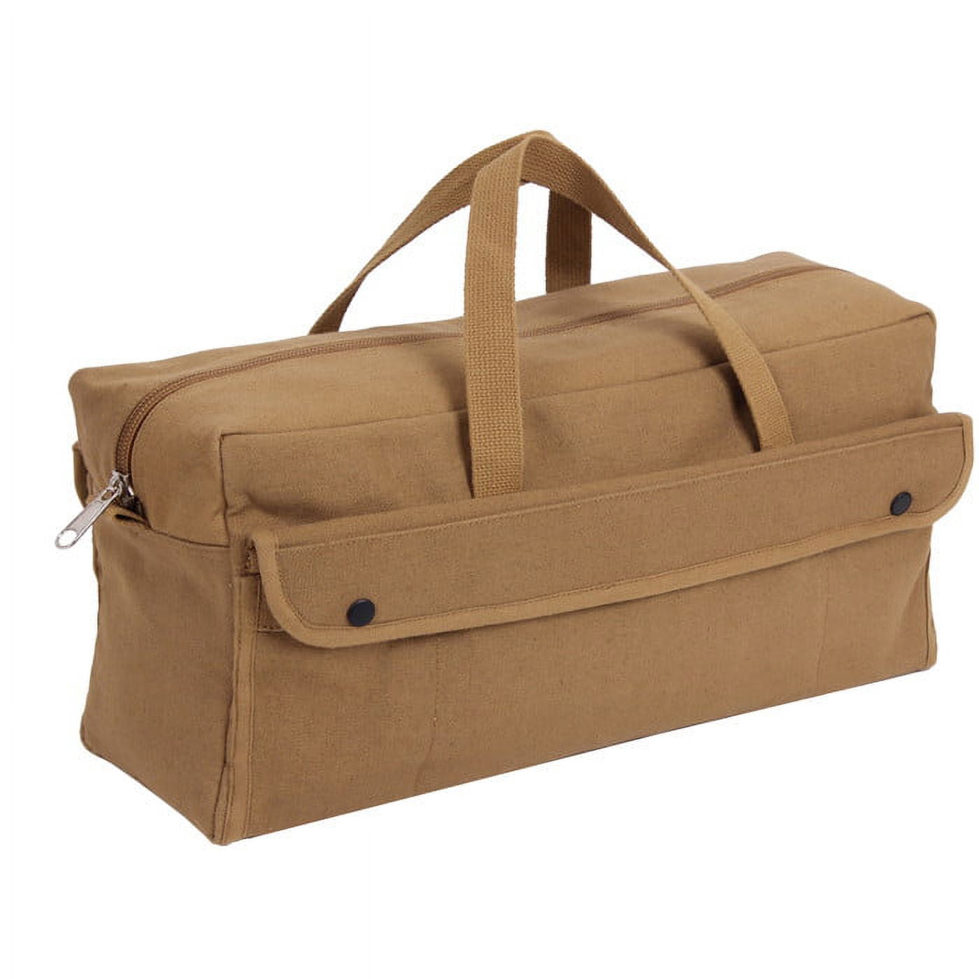 Rothco Canvas Jumbo Mechanic Tool Bag, Coyote Brown
