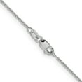 thumbnail image 4 of 14K White Gold Jbsp's 1.1mm Flat Cable Chain (24 X 1.1) Made In Italy 1628-24, 4 of 5