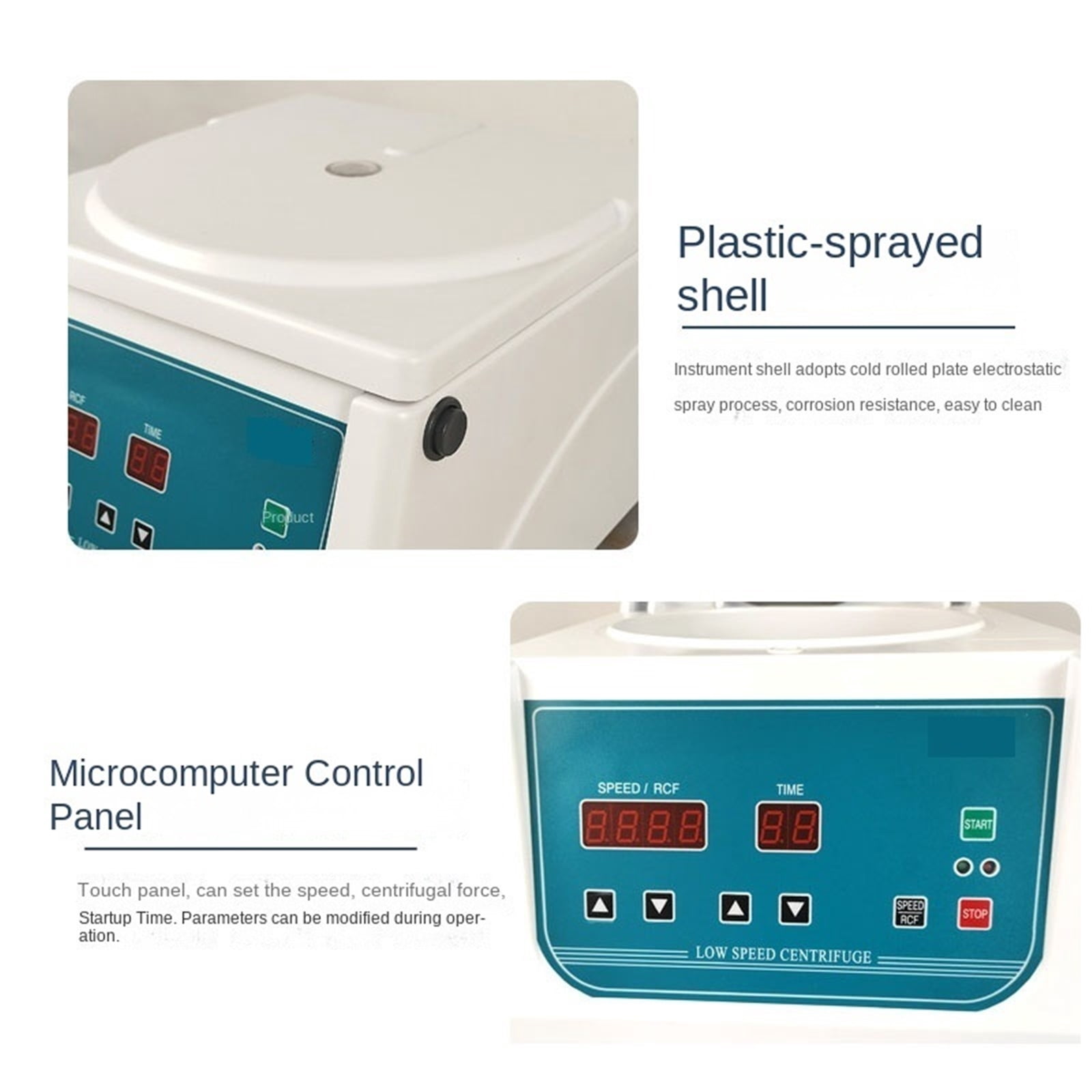 PRP Centrifuge 4000RPM Laboratory Electric Centrifuge Practice Machine Lower Speed Desktop Centrifuge ,High Lab Quality Material