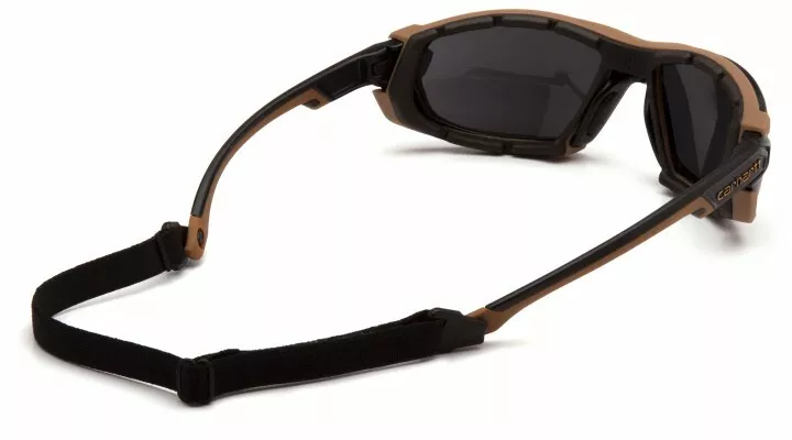 CIRCLE- Carhartt Anti Fog Gray Padded Work Safety Sun Glasses Ansi Z87+ Uv Work Eyewear