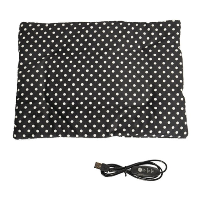 Almohadilla calefactora para mascotas, manta calefactora lavable, 3 temperaturas ajustables, cojín lavable para dormir portátil, manta calefactora elé
