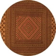 thumbnail image 1 of Ahgly Company Indoor Round Persian Orange Traditional Area Rugs, 5' Round, 1 of 1