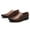 Brown, variant on Oyedens Mens Oxford Shoes Leather Business Formal Dress Shoes Pointed Toe Slip On Penny Loafers